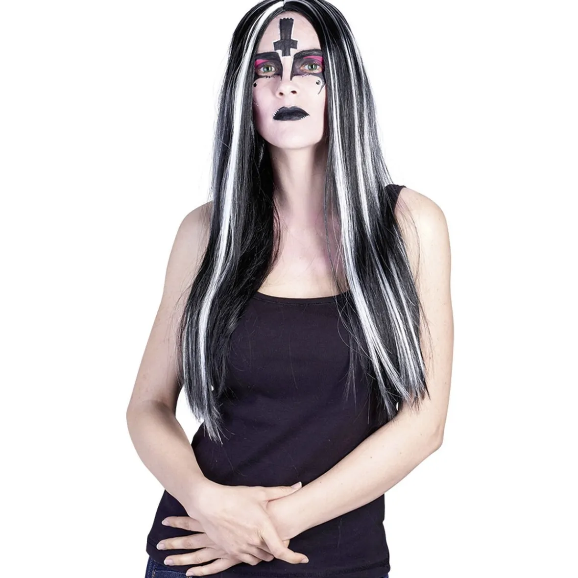 Perruque adulte Halloween sorcière-Gifi Outlet