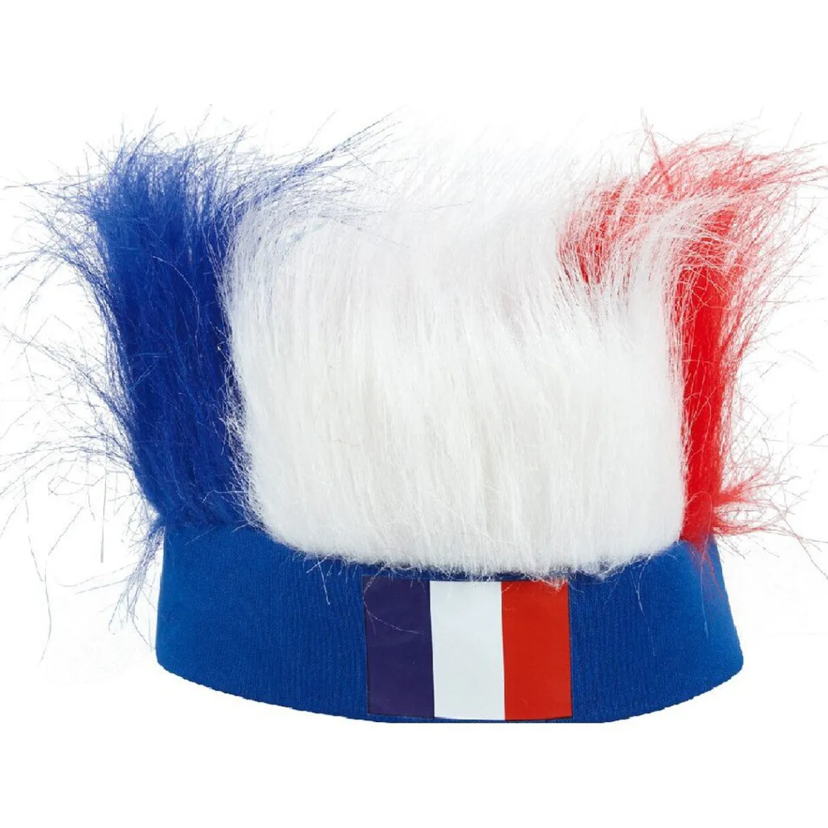 Perruque bandeau supporter France-Gifi Best
