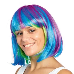 Perruque cabaret multicolore-Gifi Outlet