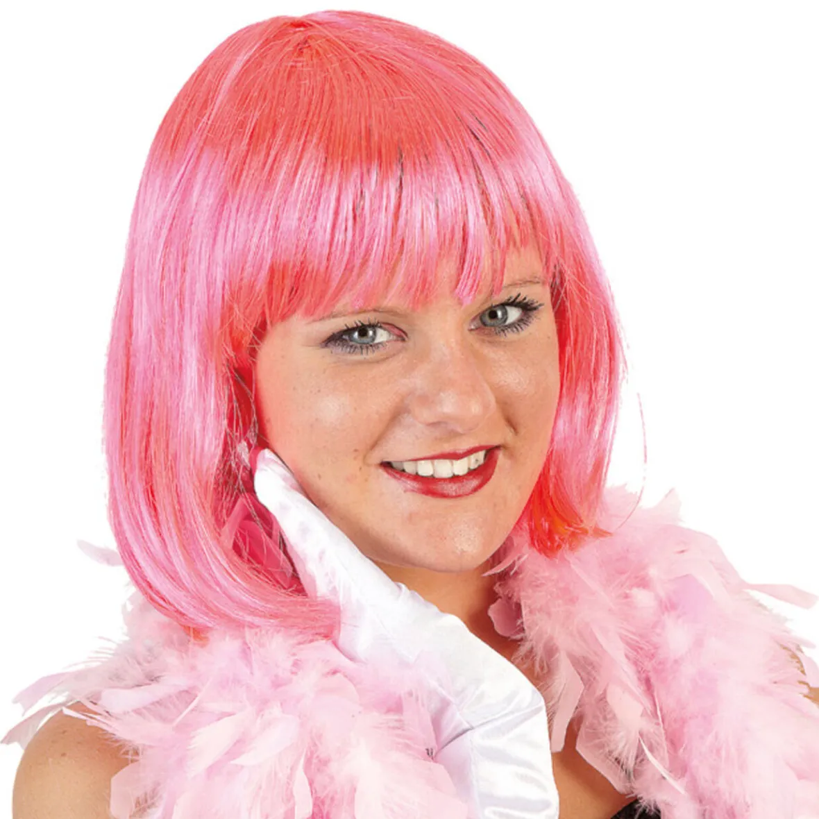 Perruque cabaret rose-Gifi Best