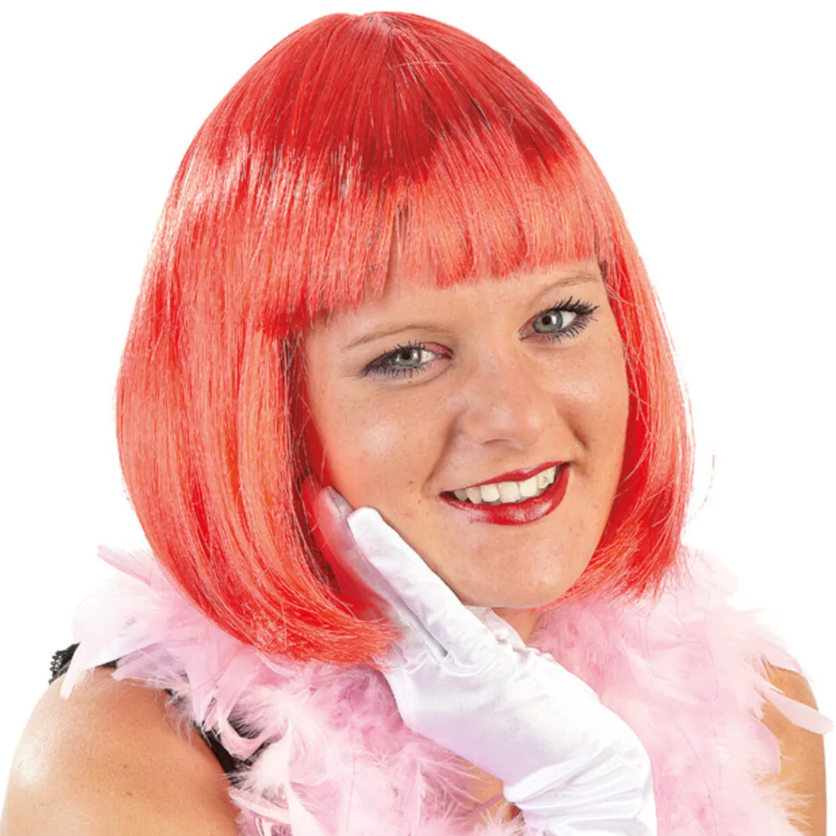 Perruque cabaret rouge-Gifi Best