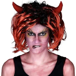 Perruque corne de diable adulte-Gifi Online