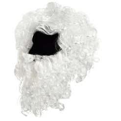 Perruque et barbe Père Noël blanche-Gifi Outlet