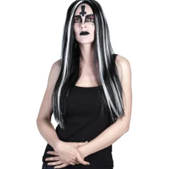 Perruque femme sorcière cheveux longs bicolore-Gifi Best