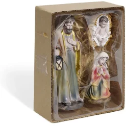 Personnage crèche résine x3-Gifi Discount