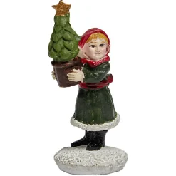 Personnage fillette décoratif résine-Gifi Outlet