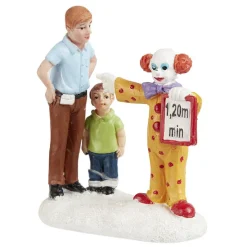 Personnage père fils et clown Village de Noël-Gifi