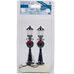 Petit lampadaire déco couronne x2-Gifi New