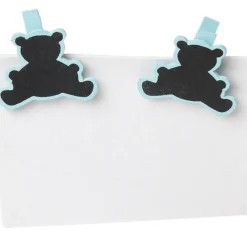 Pince porte nom bleu x6-Gifi Sale