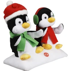 Pingouin animé x2-Gifi Discount