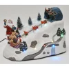 Piste de neige lumineuse musicale et animée 10 LED-Gifi Hot
