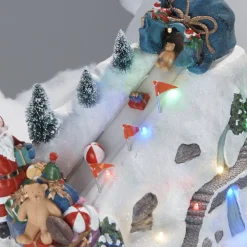 Piste de neige lumineuse musicale et animée 10 LED-Gifi Hot