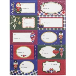 Planche sticker de Noël x10-Gifi Best