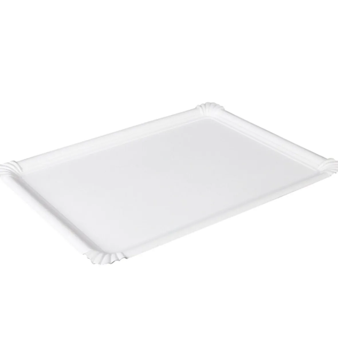 Plateau rectangulaire carton blanc x10-Gifi Sale
