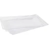 Plateau rectangulaire plastique réutilisable transparent 34,5x21,5cm x5-Gifi Discount