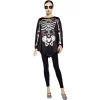 Poncho adulte Halloween squelette jour des morts calavera TU-Gifi Best