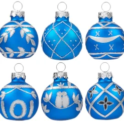 Porte nom bleu argenté x6-Gifi Hot