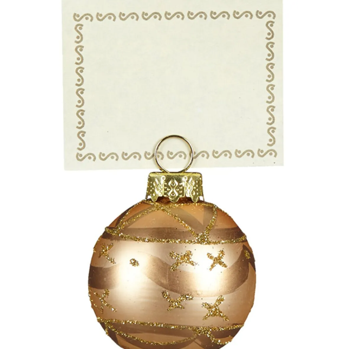 Porte nom doré x6-Gifi Discount