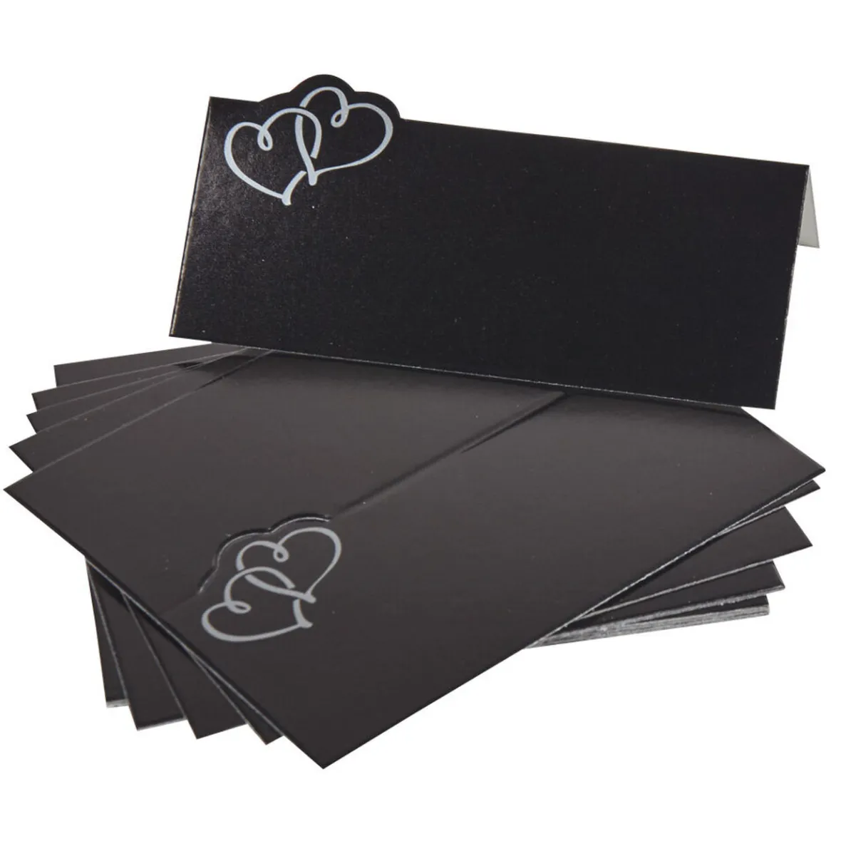 Porte nom noir x12-Gifi Clearance