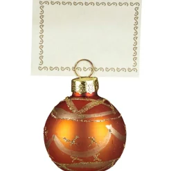 Porte nom orange doré x6-Gifi Clearance