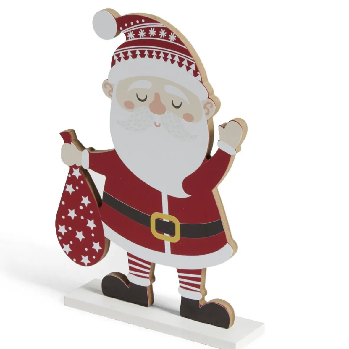 Père Noël à poser H25cm-Gifi Outlet