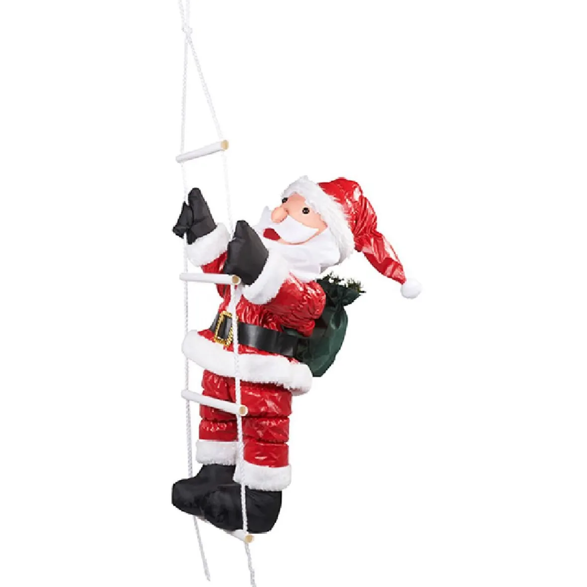 Père Noël gonflable grimpeur sur échelle-Gifi New