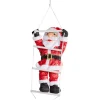 Père Noël gonflable grimpeur sur échelle-Gifi Discount
