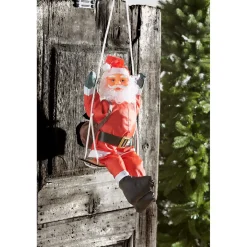 Père Noël grimpeur sur balançoire-Gifi Discount
