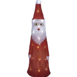 Père Noël lumineux 30 LED blanc froid H51cm-Gifi Discount