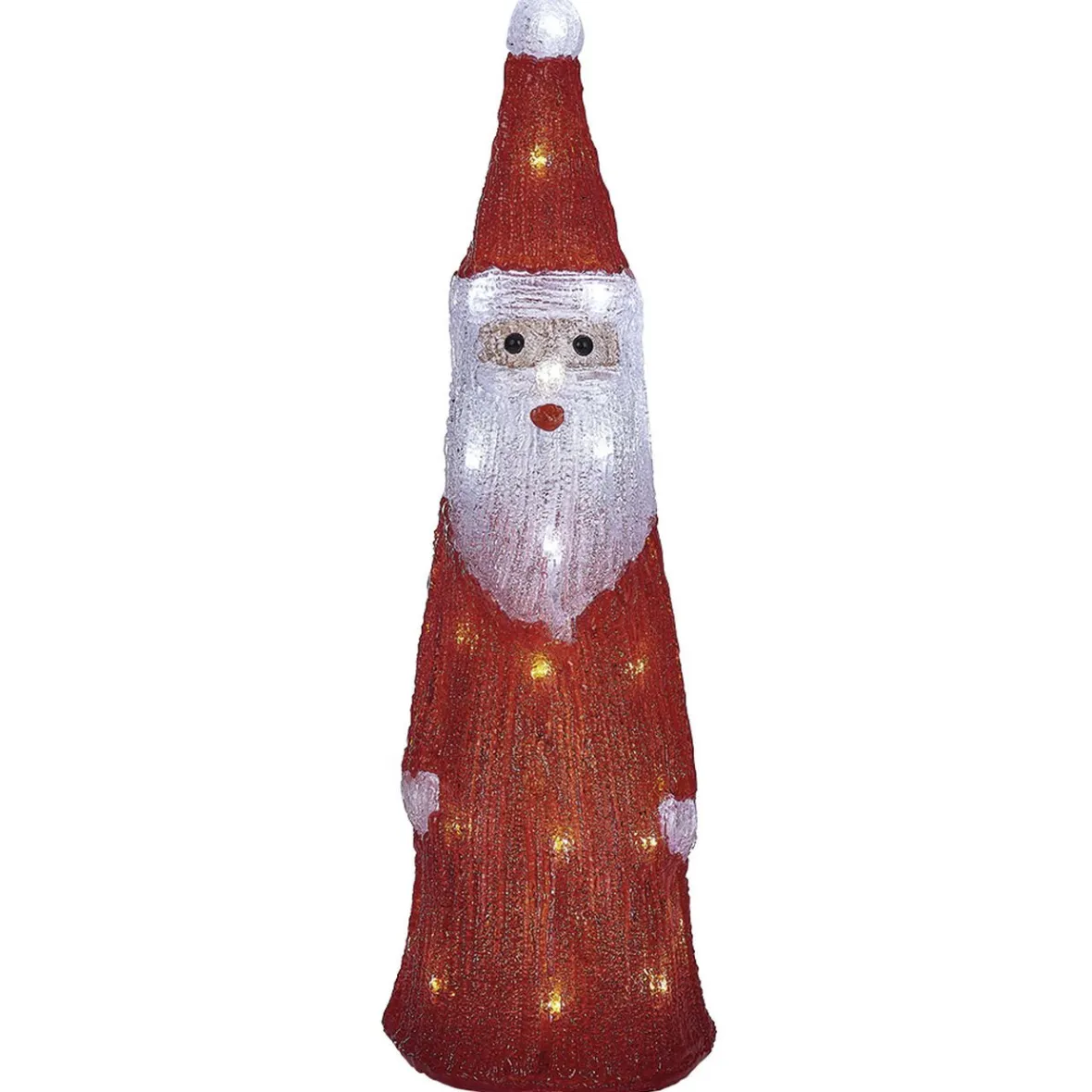 Père Noël lumineux 30 LED blanc froid H51cm-Gifi Discount