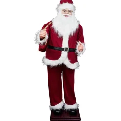 Père-Noël animé musical H180cm-Gifi Best