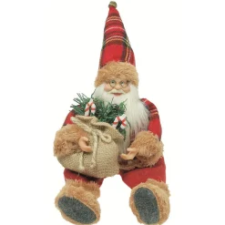 Père-Noël assis à poser décoration-Gifi Online