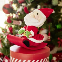 Père-Noël sur luge sonore et animé 15x20xH25cm-Gifi Online