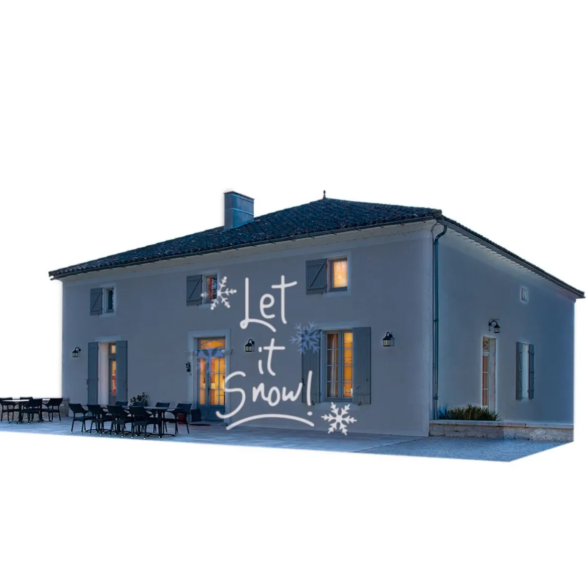 Projecteur de Noël Extérieur à led lumière animée et fixe-Gifi Hot