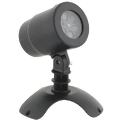 Projecteur de Noël LED animé flocons personnages blanc bleu-Gifi Discount