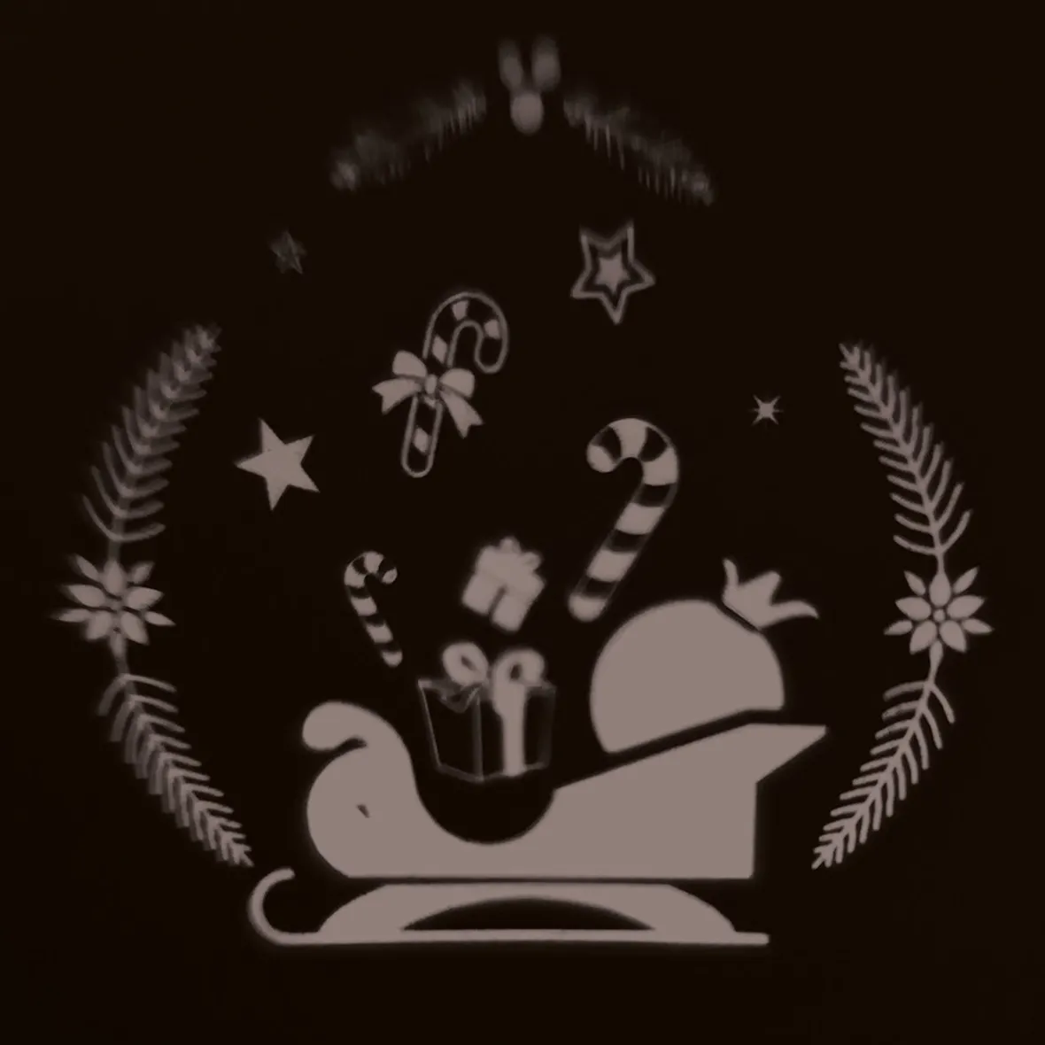 Projecteur extérieur led fixe 3 motifs Noël et fêtes-Gifi