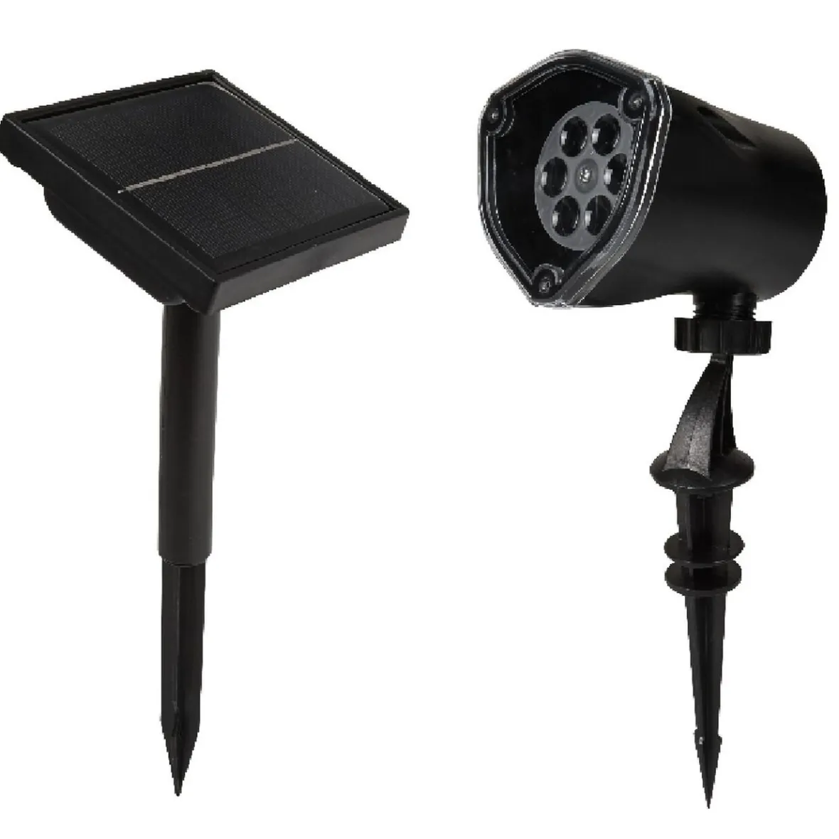 Projecteur extérieur LED solaire Noël flocons animés-Gifi Best