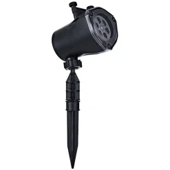 Projecteur extérieur LED solaire Noël motifs animés-Gifi Clearance