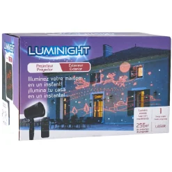 Projecteur laser animé motifs rennes et paysage extérieur-Gifi Hot