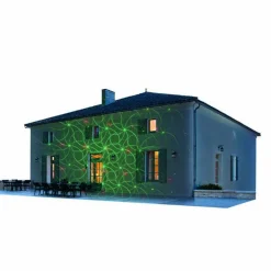 Projecteur laser animé vert spirales-Gifi New