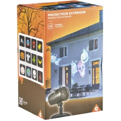Projecteur LED à planter Halloween 3 films Halloween pour extérieur-Gifi Hot