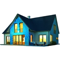 Projecteur Motion Laser Luminight tourbillons bleu et vert-Gifi New