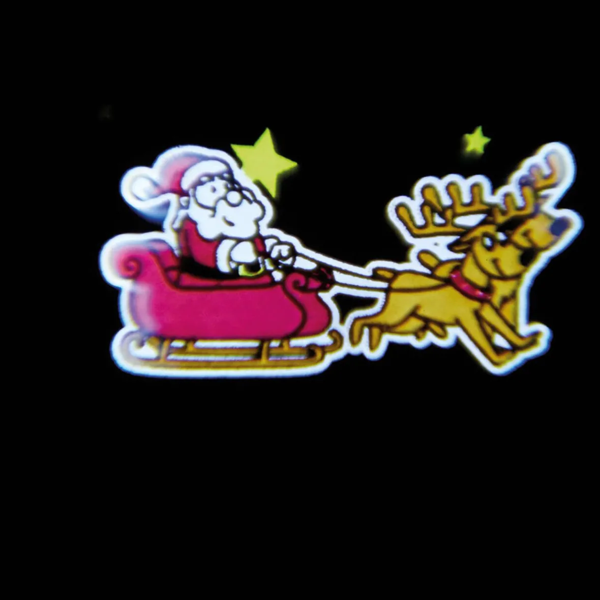 Projecteur Père Noël animé extérieur 36 LED-Gifi Sale