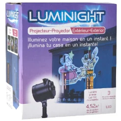 Projecteur Père Noël animé extérieur 36 LED-Gifi Sale
