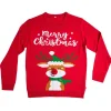 Pull Noël adulte renne Merry Christmas S/M ou L/XL-Gifi Clearance