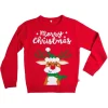 Pull Noël enfant renne Merry Christmas 6/8ans-Gifi Outlet