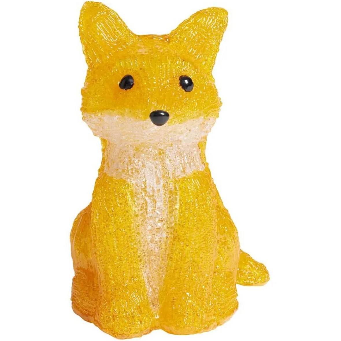 Renard lumineux en acrylique 12LED blanc chaud H18,5cm-Gifi Hot