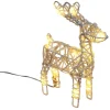 Renne de Noël lumineux métal et rotin 10LED blanc chaud H21cm-Gifi Sale