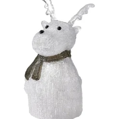 Renne lumineux acrylique H33cm 40 LED blanc froid-Gifi New