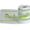 Rouleau de tulle vive les mariés blanc vert anis-Gifi Sale